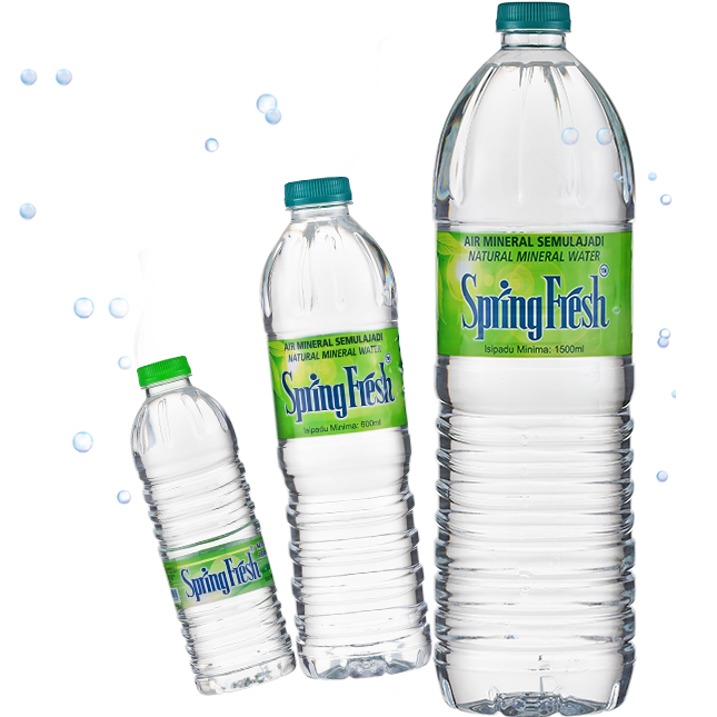 Spring on sale mineral water
